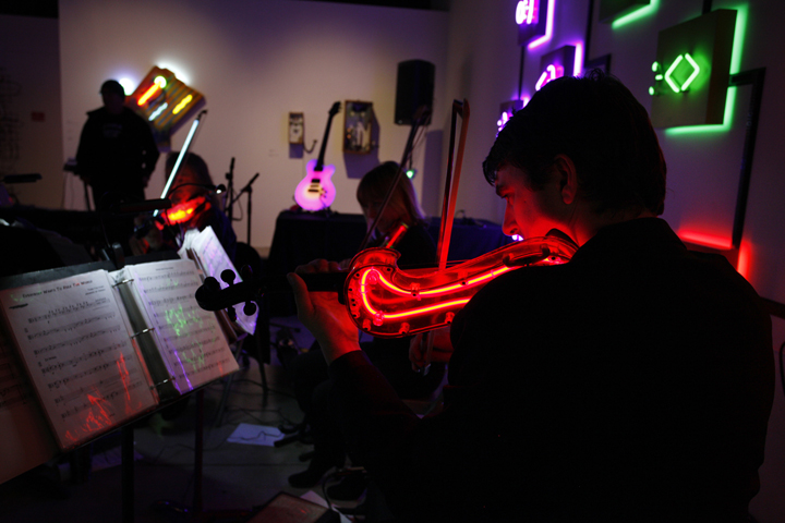 AB - with Andrew Duckles on Neon J violin SML AB - with Andrew Duckles on Neon J violin SML